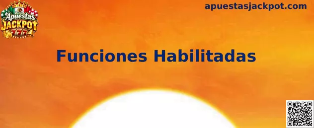 Ilustración de las Funciones Habilitadas y herramientas de administración de cuenta en Apuestas Jackpot